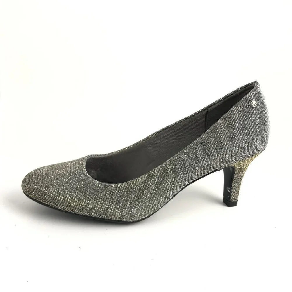 LifeStride Soft System Lively Glitter Pump Size 10M
